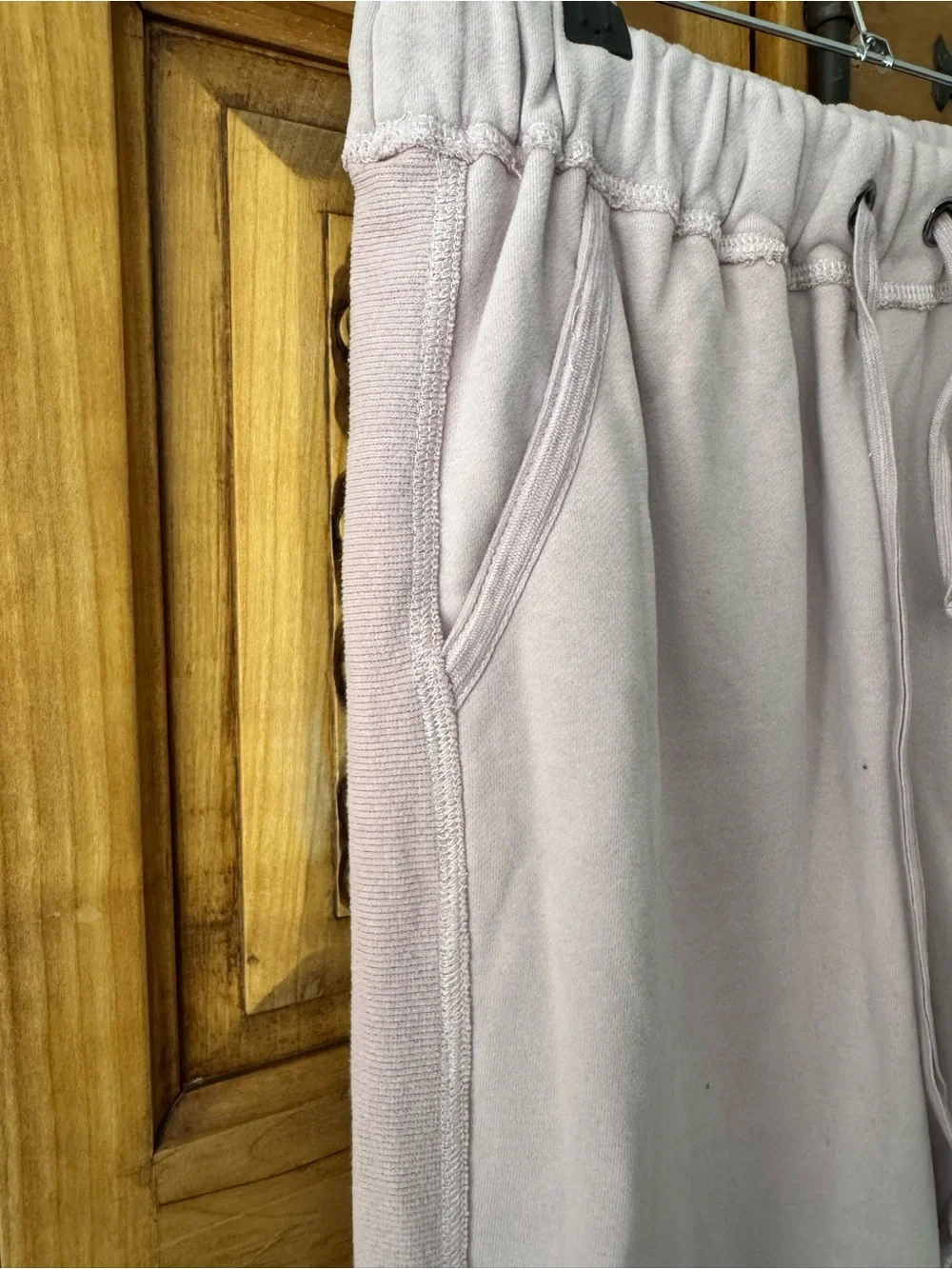 Hem & Thread Pink Drawstring Joggers - Picture 4 of 7